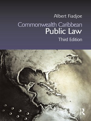cover image of Commonwealth Caribbean Public Law